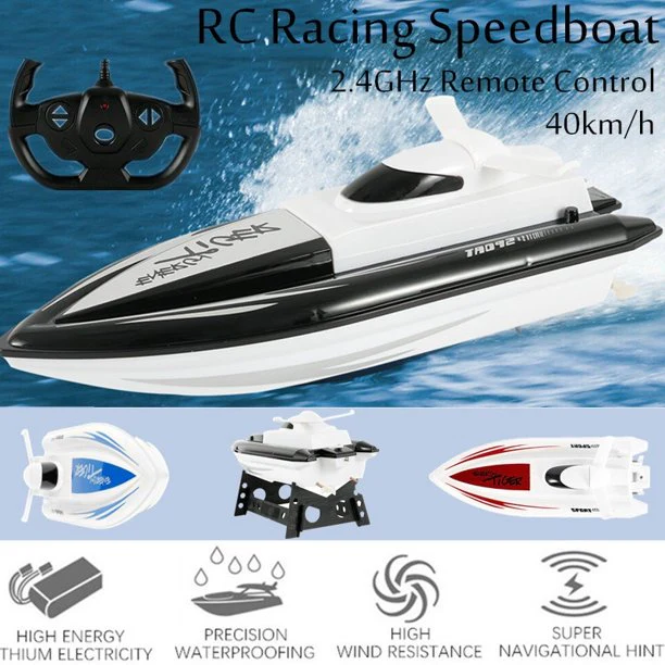 Remote Control Boat – RC Racing Remote Control Boat with Battery Pack - Image 12