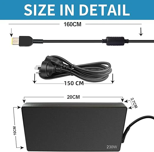 Replacement 230W Lenovo Savior laptop Charger - Image 3