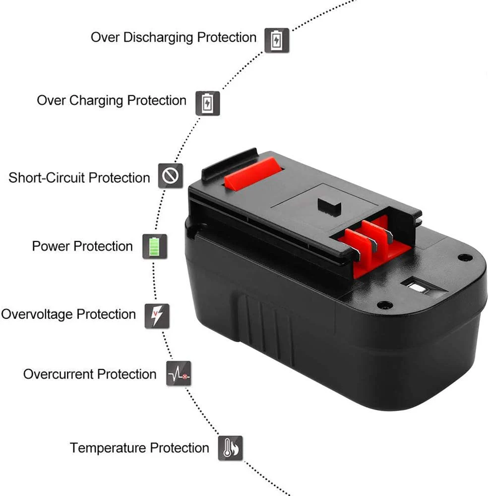 Replacement Battery for Black and Decker 18V - Image 4