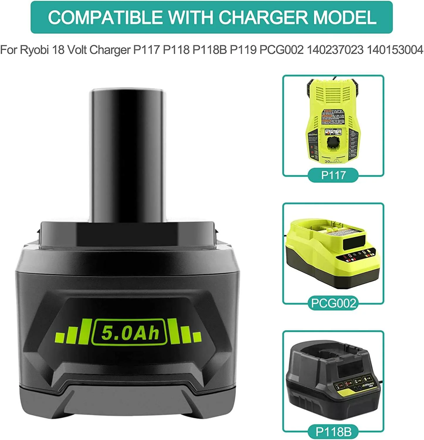 Replacement Ryobi 18V 4AH Battery - Image 6