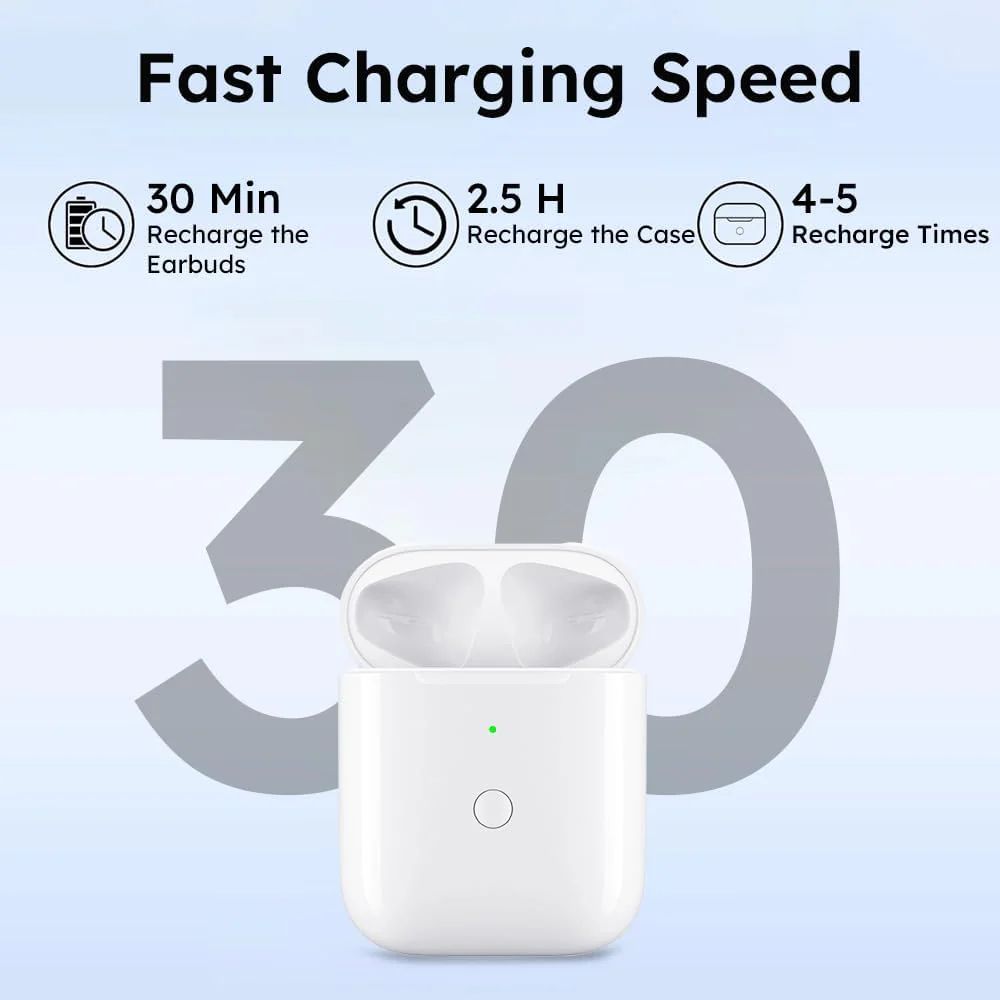 Replacement Wireless Charging Case for AirPods 1 & 2 - Image 4