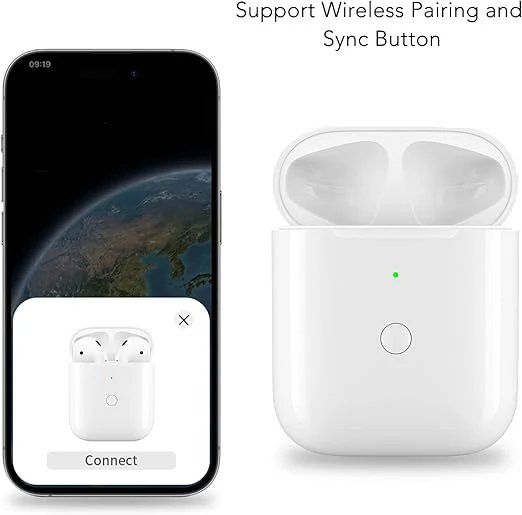 Replacement Wireless Charging Case for AirPods 1 & 2 - Image 7