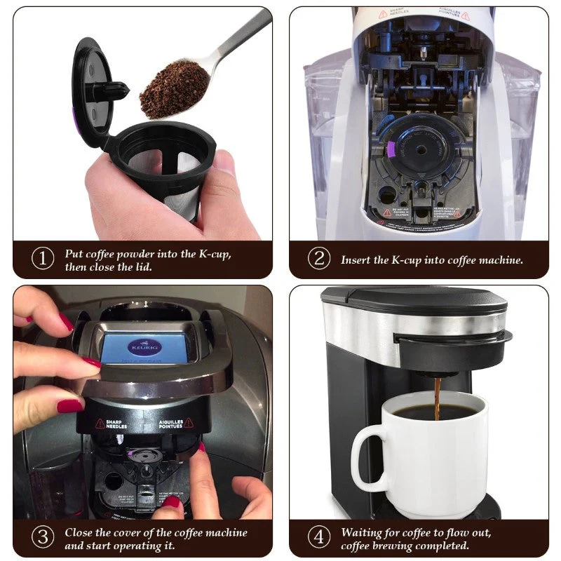 Reusable K CUP Coffee Filter 4PCS - Image 3