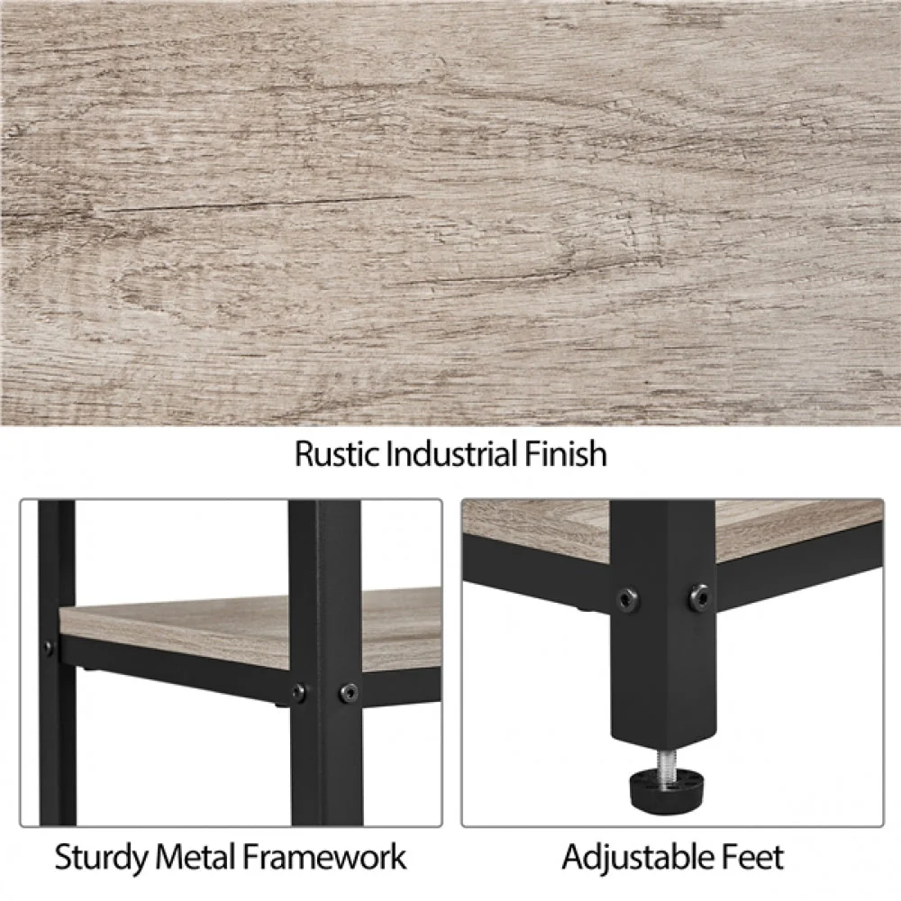 Rustic Industrial End Telephone Table - Image 5