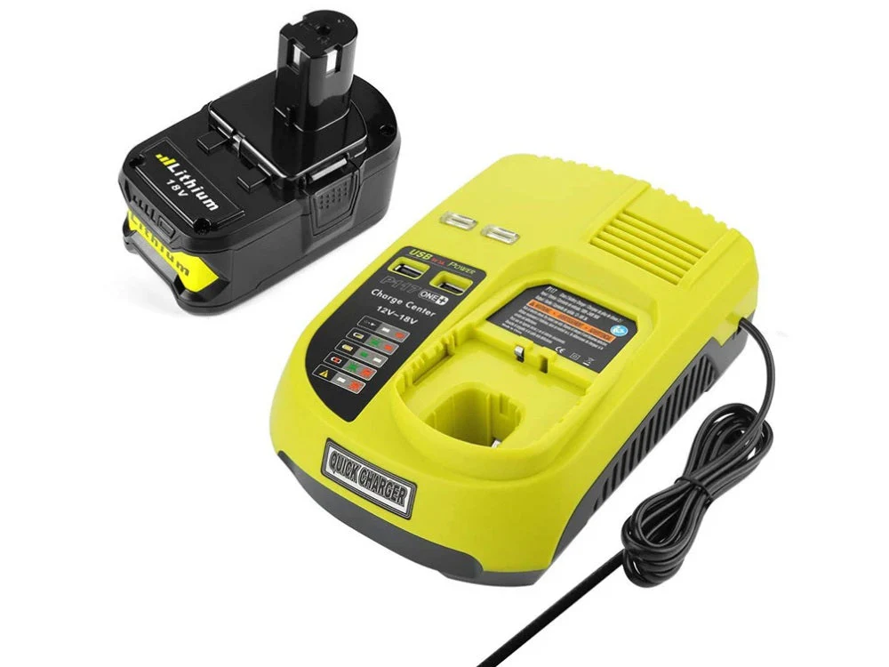 RYOBI 18V 5Ah Battery and Ryobi Battery Charger Compatible Replacement - Image 9
