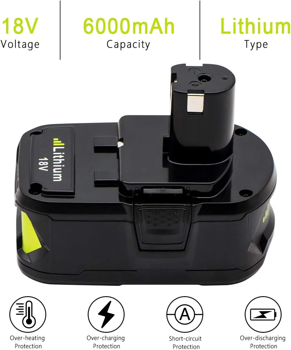 Ryobi 18V 6AH Battery Compatible Replacement Battery - Image 10