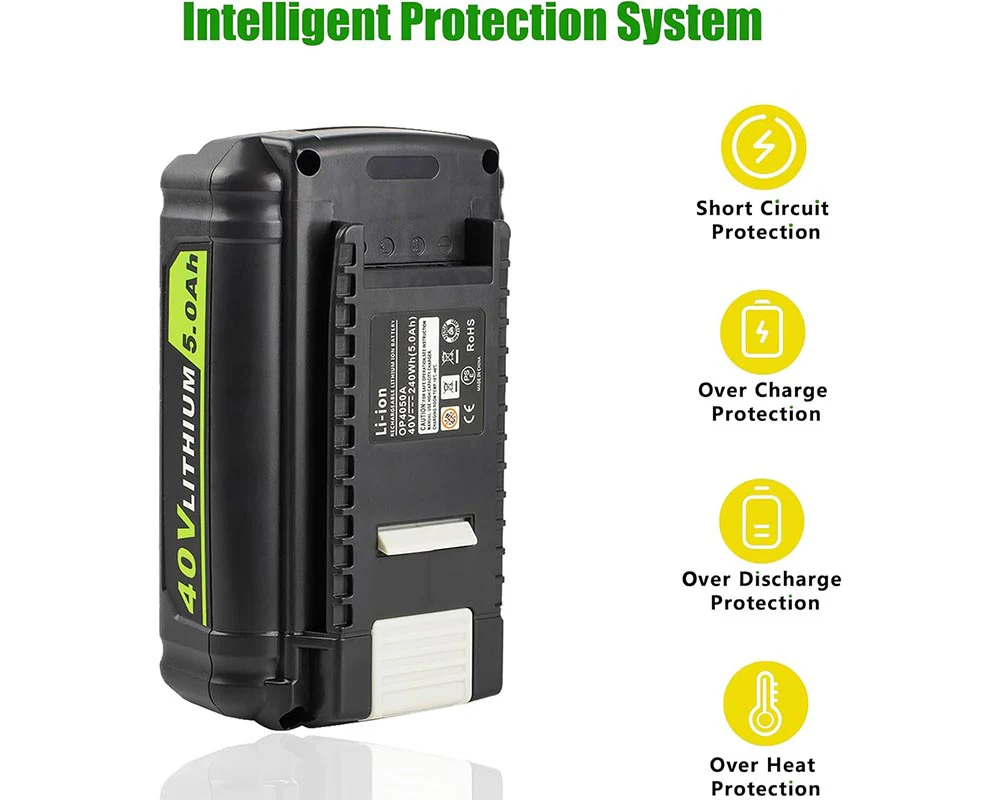 Ryobi 40V Battery 5Ah Battery Replacement Compatible - Image 6