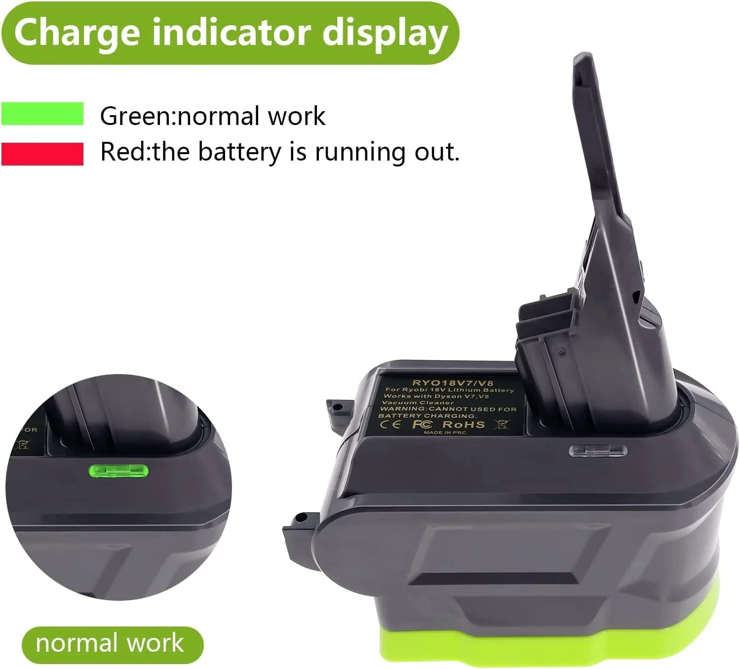 Ryobi to Dyson V7 V8 Battery Adapter - Image 8