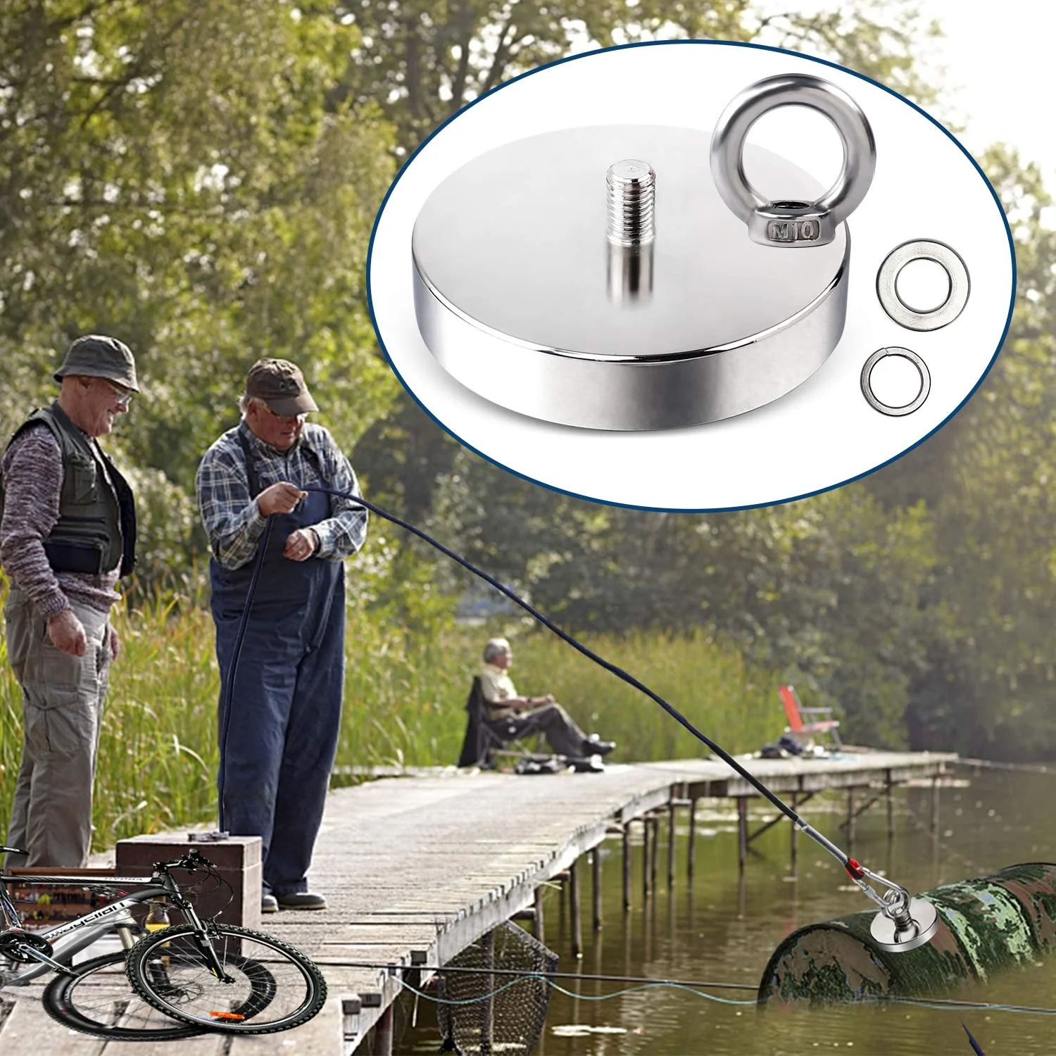 Salvage Magnet Fishing Kit 400KG - Image 6
