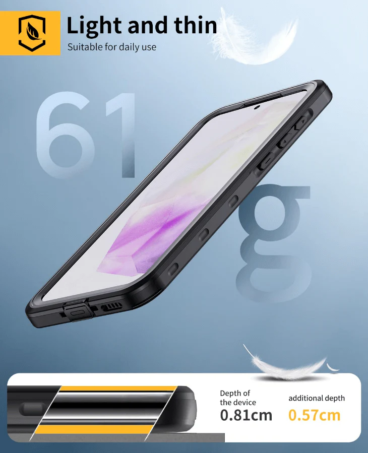 Samsung Galaxy A35 5G Waterproof Case Redpepper Full Protection - Image 5