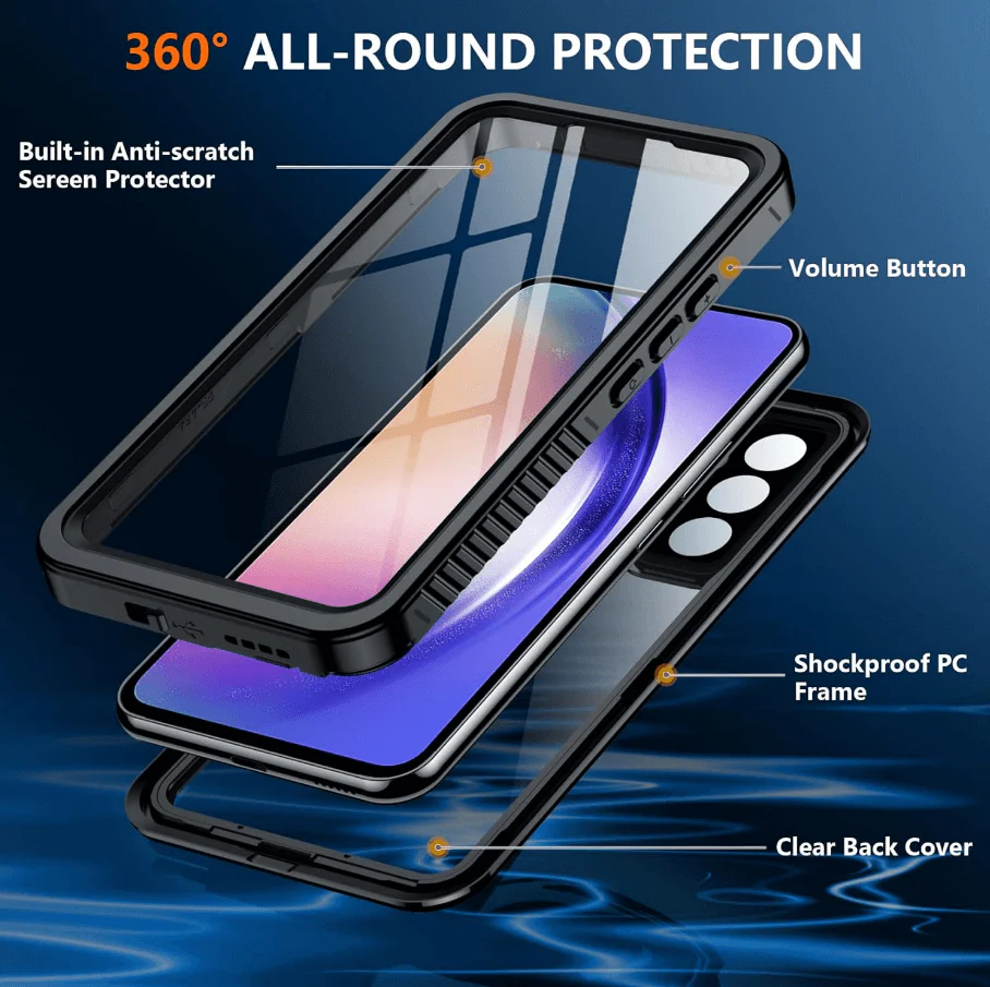 samsung galaxy A54 5G waterproof redpepper Full Protection - Image 3