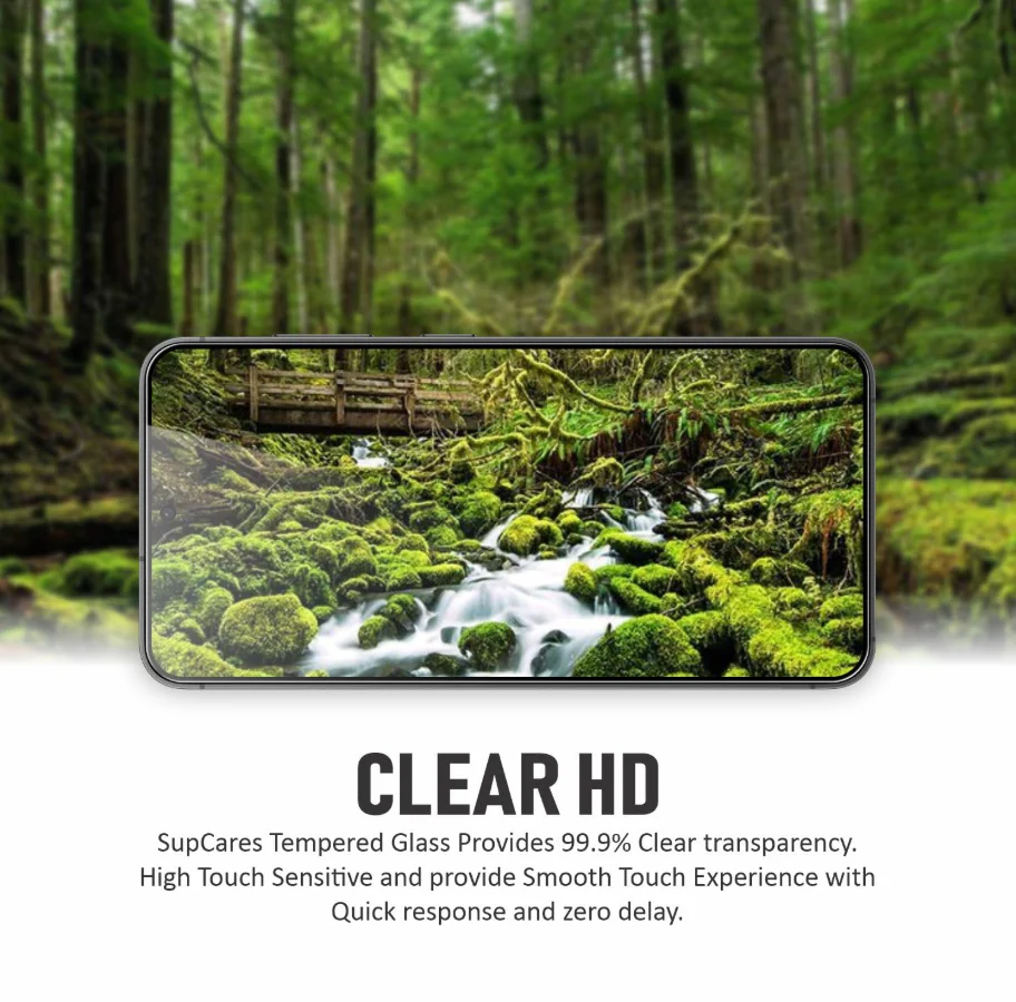 Samsung Galaxy S21 Plus Tempered Glass Screen Protector – 9H Hardness - Image 3