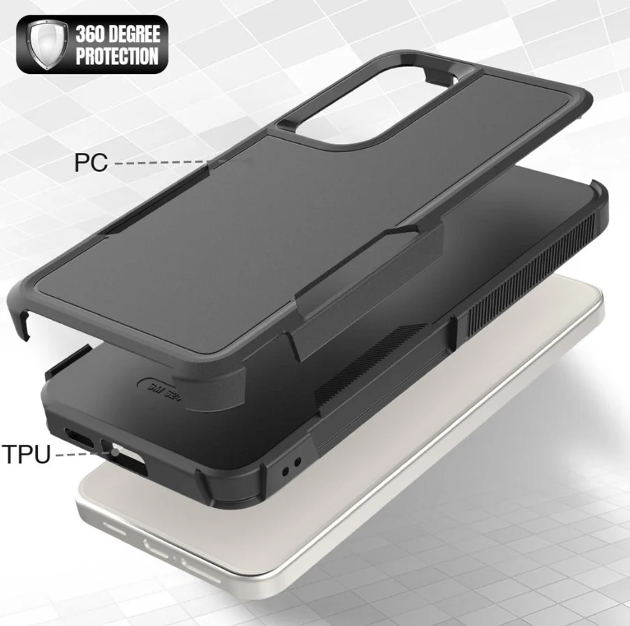 Samsung Galaxy S25 Plus Dual Layer Armor Hard Case - Image 3