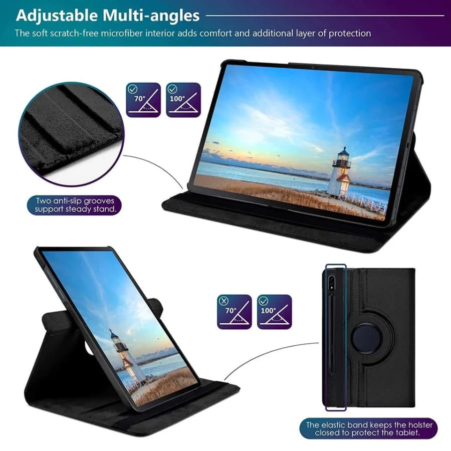 Samsung Galaxy Tab S9 Ultra 14.6” (2023) Cover - X910/X916B (Black) - Image 4