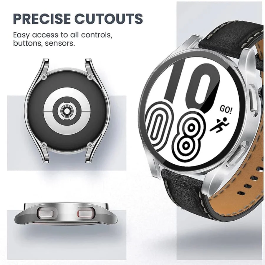 Protective Case for Samsung Galaxy Watch 4 Classic (42mm) (Clear) - Image 2