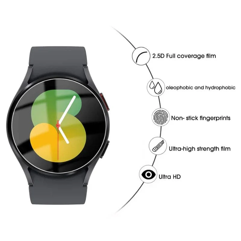 Screen Protectors for Samsung Galaxy Watch 5 (44mm) (Pack of 2) - Image 2