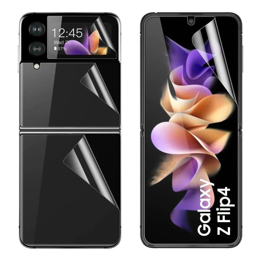 Samsung Galaxy Z Flip 4 Hydrogel Screen Protector (Pack of 2)