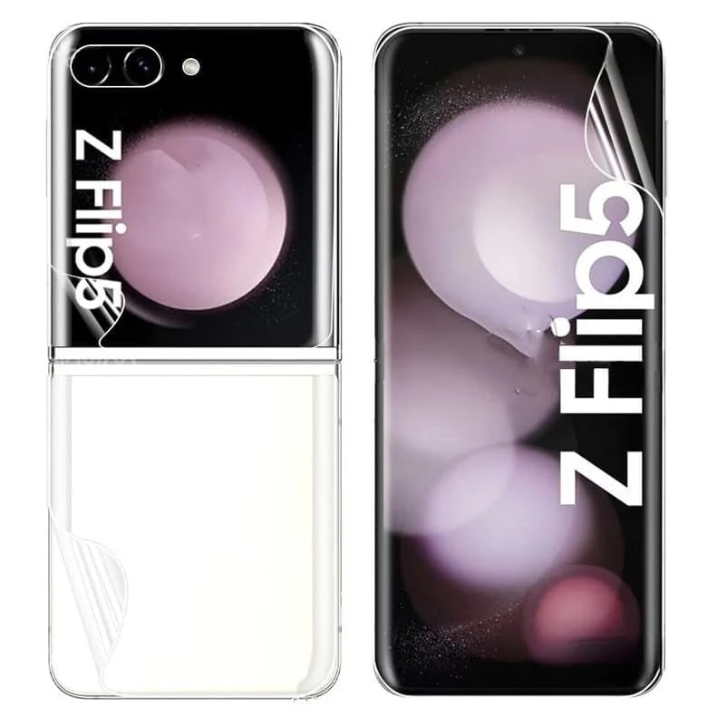 Samsung Galaxy Z Flip 5 Screen Protectors (3 in 1 Pack x 2) - Image 2
