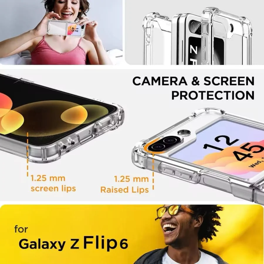 Samsung Galaxy Z Flip 6 Case (Clear) - Image 3