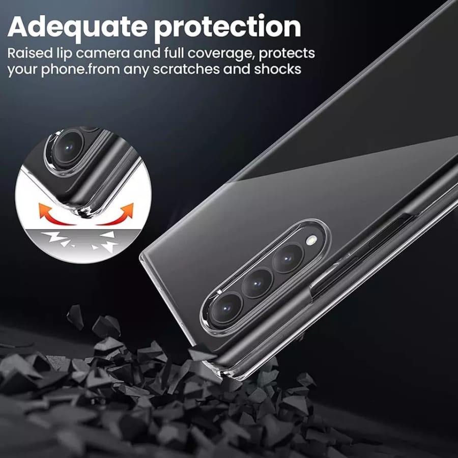 Samsung Galaxy Z Fold 4 Case (Clear) - Image 2