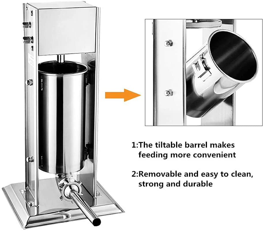 Sausage Maker Stuffer Filler 5L - Image 4