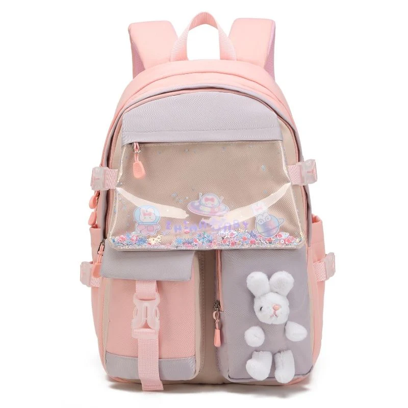 School Bag for Girls & Kids Backpack | Super Cute Bunny - Image 4