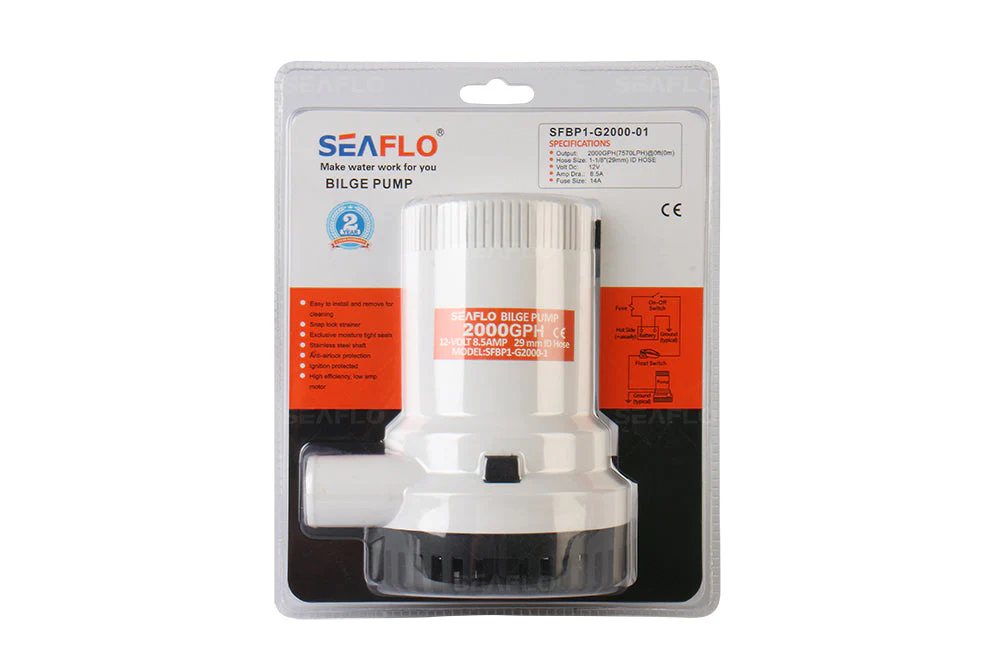 SEAFLO Water Bilge Pump 2000GPH SFBP1-G2000-01 - Image 6