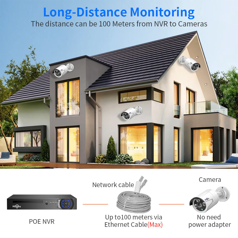 Security Camera System 5Mp POE Security Camera System Kit - Image 4