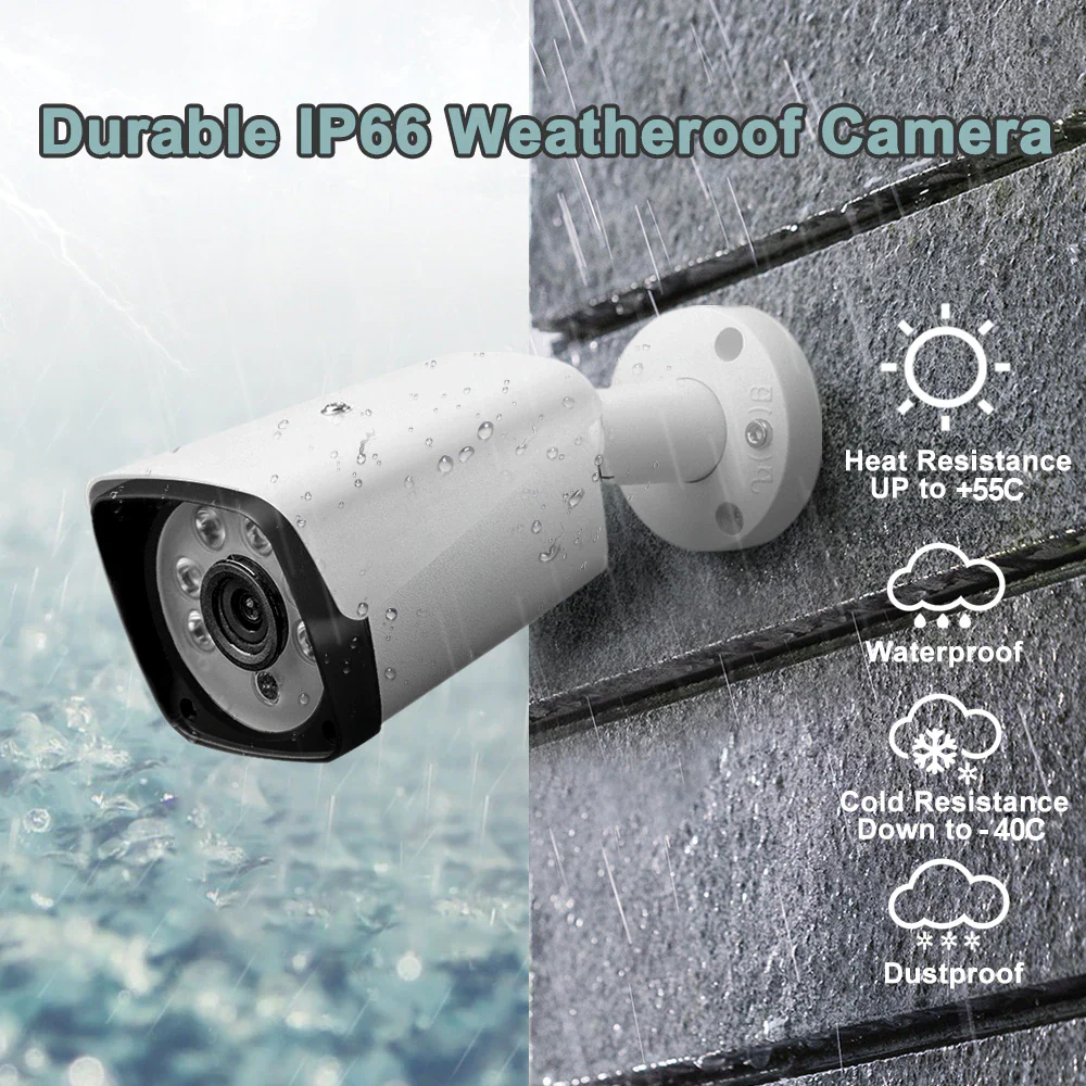 Security Camera System POE Camera CCTV 1TB Storage - Image 8