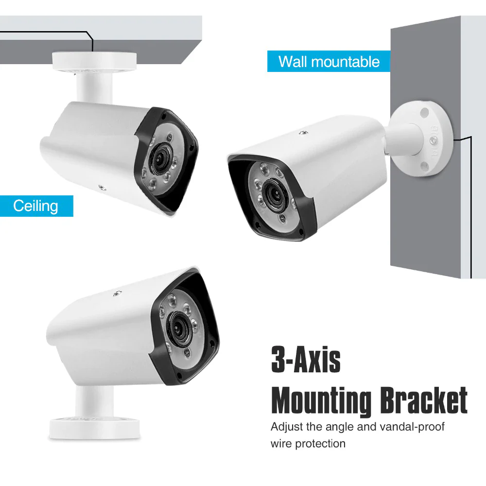 Security Camera System POE Camera CCTV 1TB Storage - Image 9