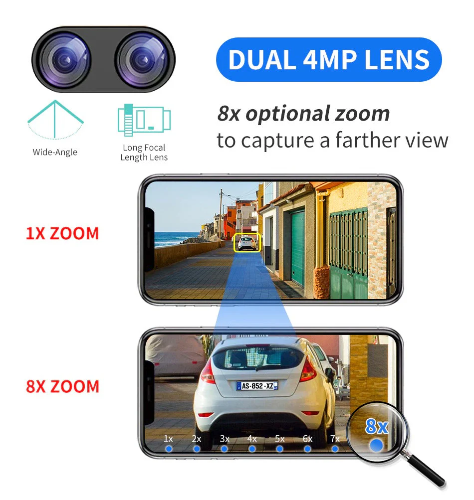 Hiseeu 4K 8MP PTZ IP Camera Outdoor WiFi - Image 5
