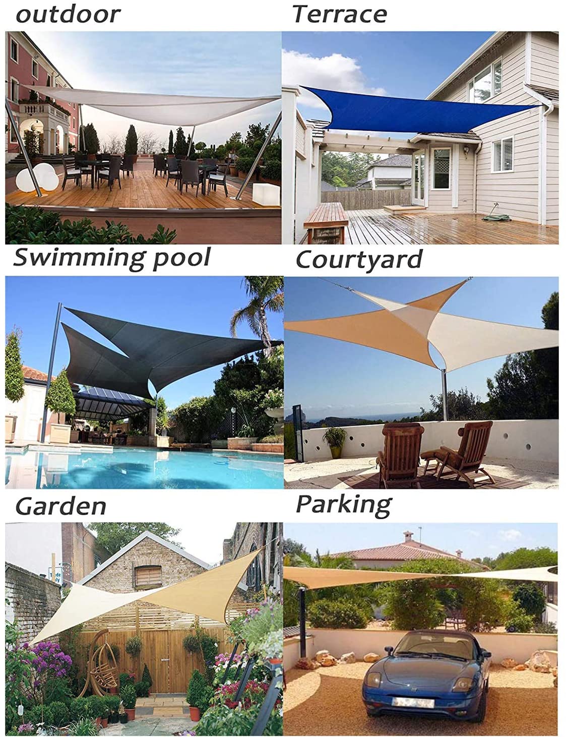 Shade Sail 3X6M Grey - Image 6