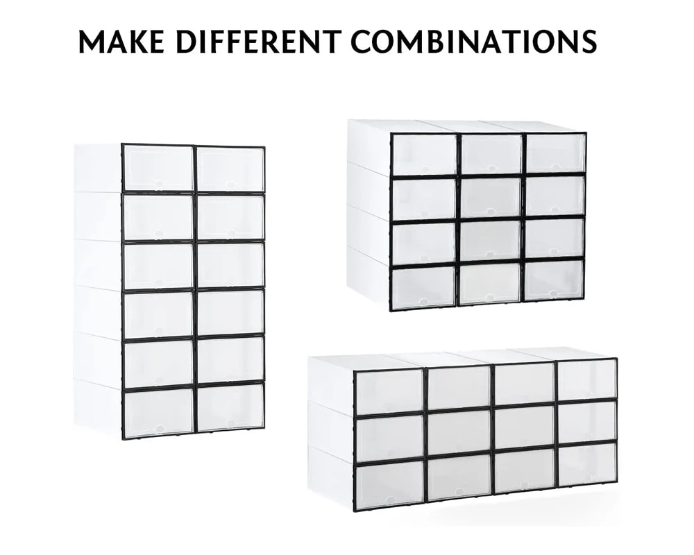 Shoe Storage Box Drawer Rack Cabinet - Image 8