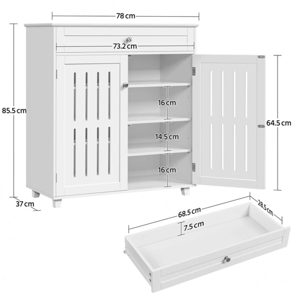 Shoe Storage Cabinet Adjustable Shoe Rack - Image 5