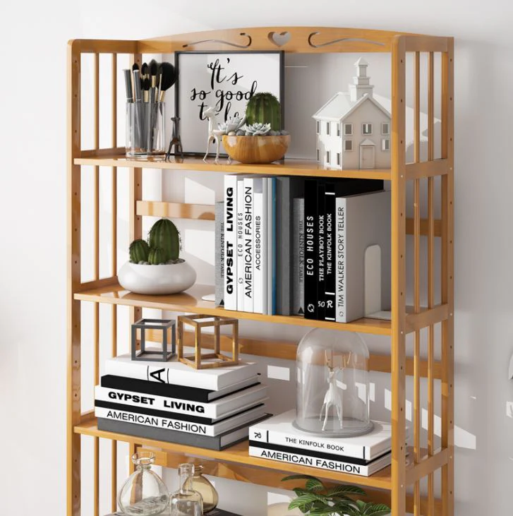Simple Book Shelf Storage Shelf Multi-Layer Shelf Bookshelves - Image 4
