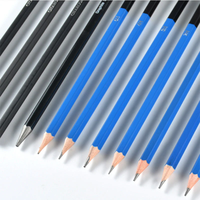 Sketch Pencils and Tools Set in a Portable Case Plus a Sketch Paper Book - Image 4