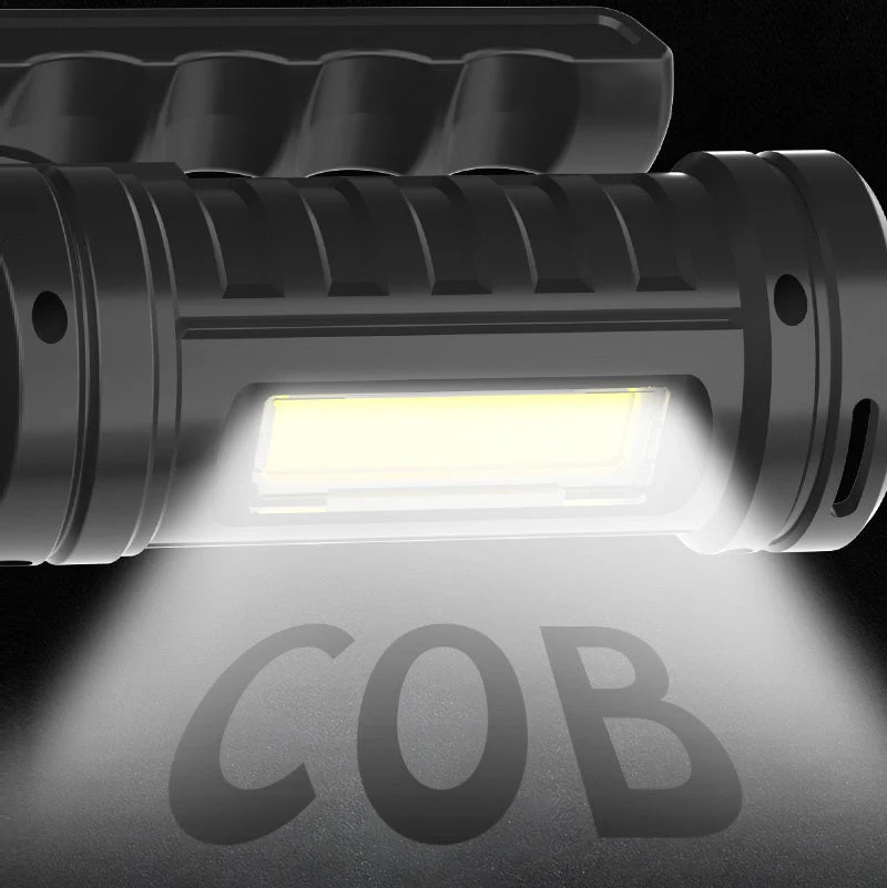 SL02 USB Rechargeable Brightness Long-rang LED Flashlight - Image 2
