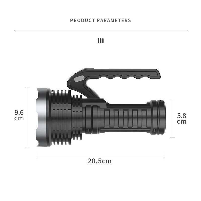 SL02 USB Rechargeable Brightness Long-rang LED Flashlight - Image 7