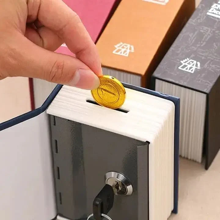 Small Book Safe (Lock Box) / Money Tin - Image 6