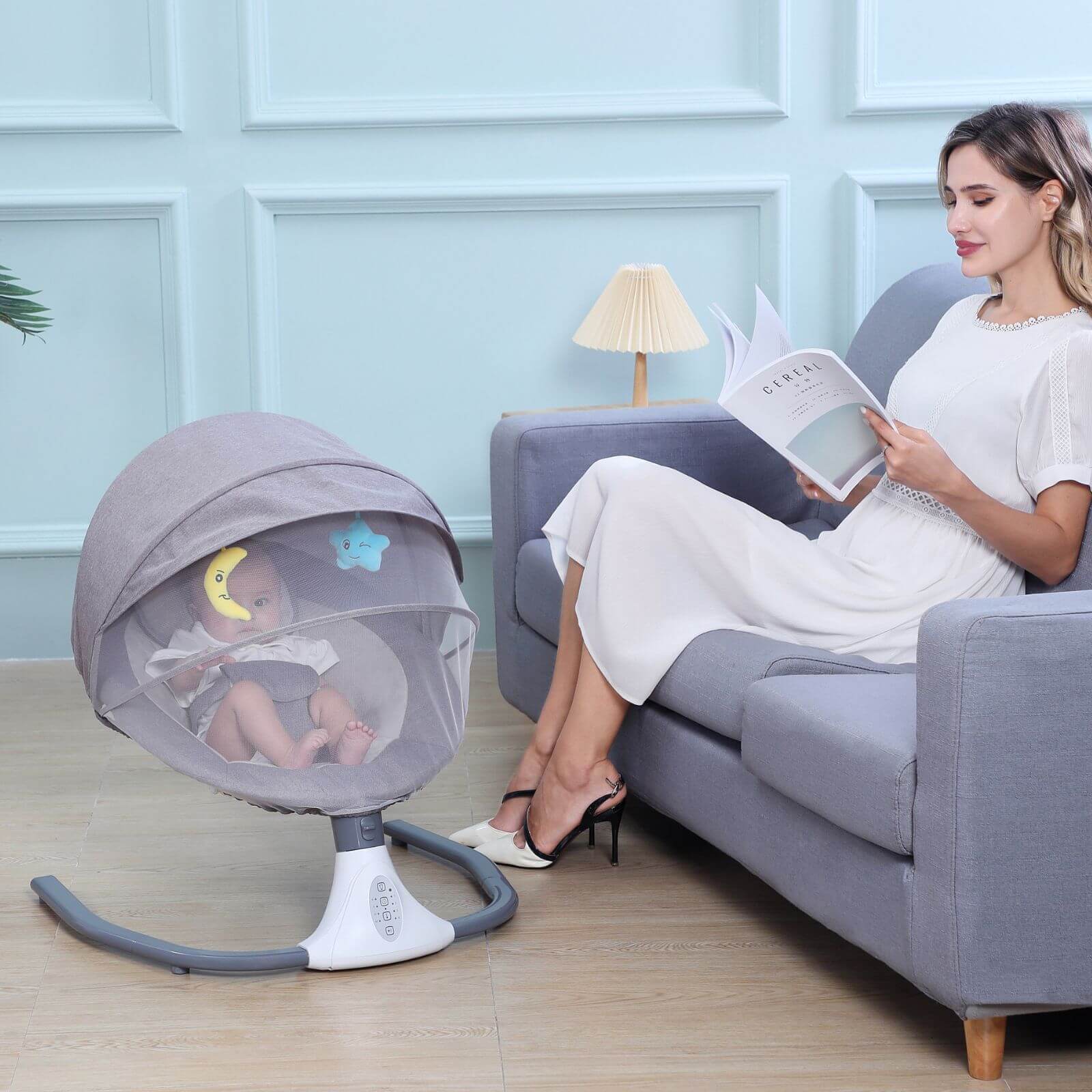 Electric Baby Swing NZ – Soothing Bouncer & Rocker - Image 5