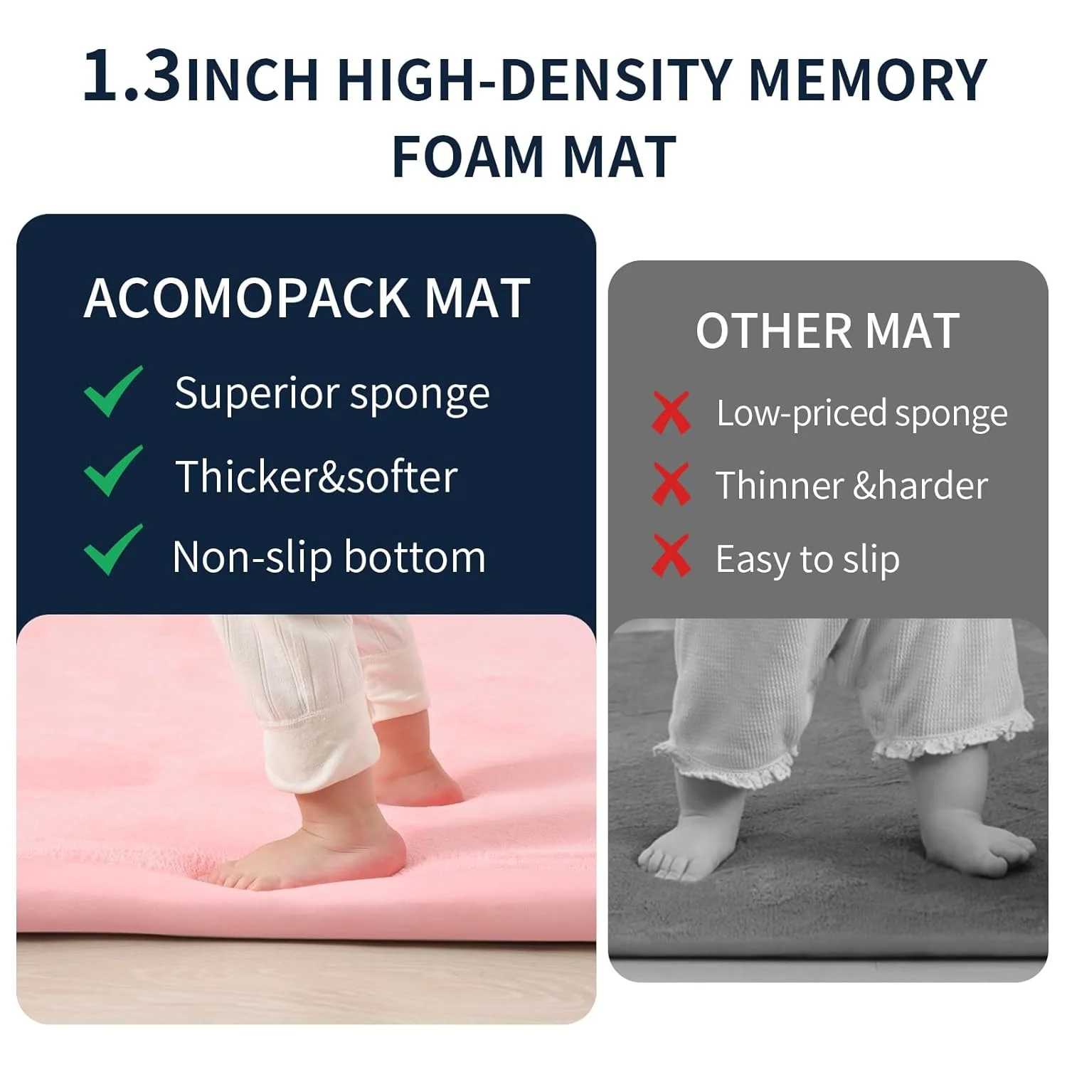 Soft Play Mat Baby Play Mat Memory Foam Soft-Touch Mat - Image 13