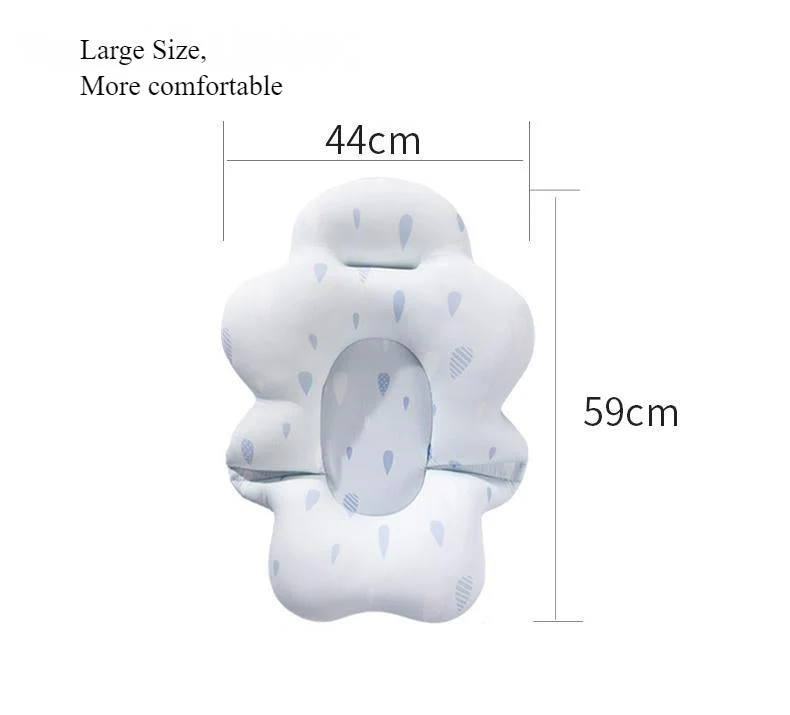 Soft Quick Drying Baby Bath Seat-Grey - Image 3