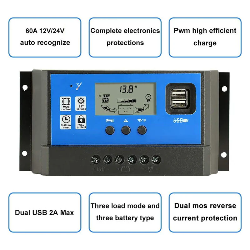 Solar Controller 60A - Image 4