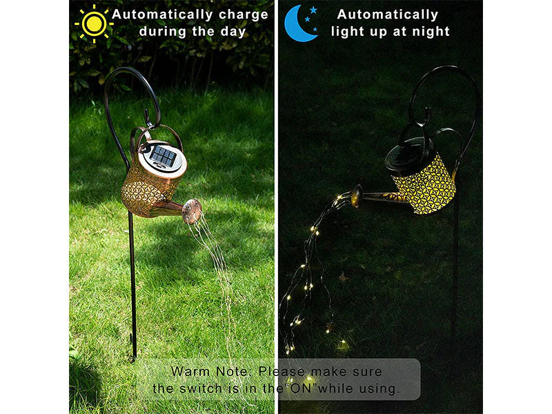 Solar Lights watering can Kettle Art Light - Image 5