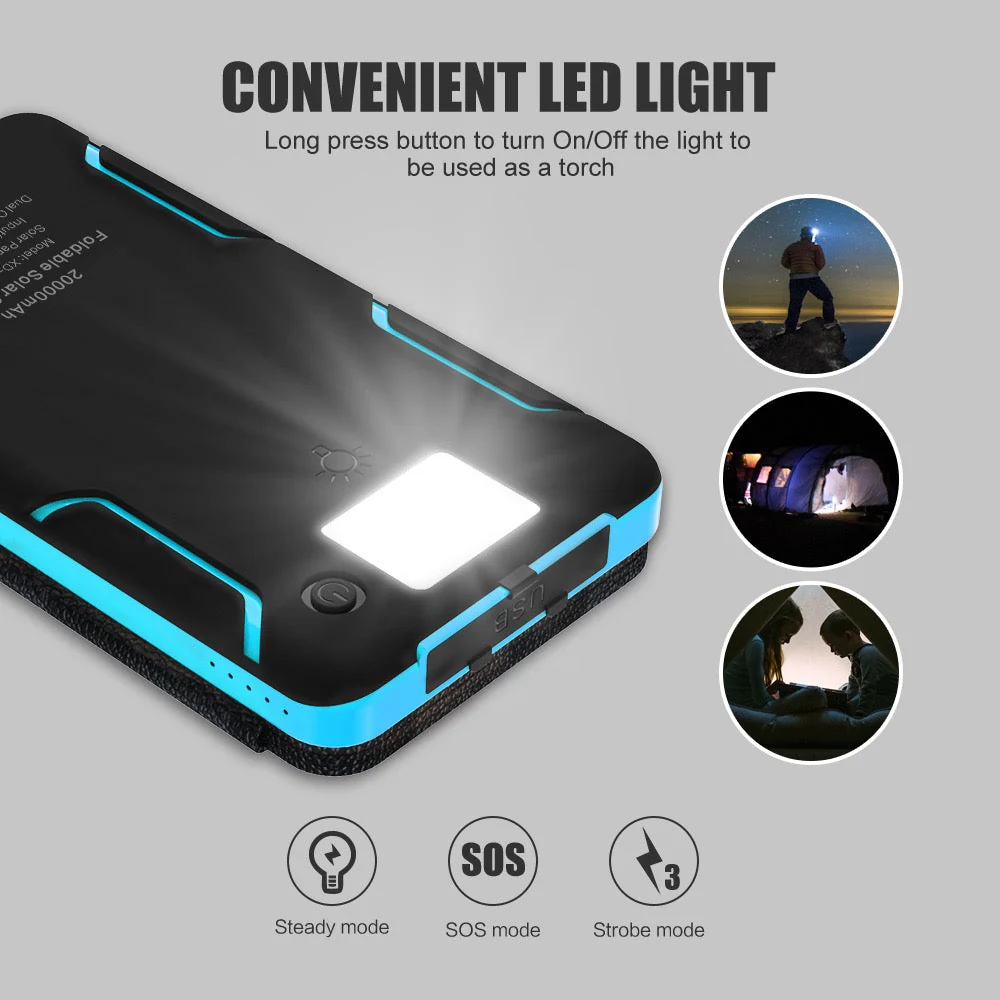 Foldable Solar Power Bank 20000mAh - Image 8