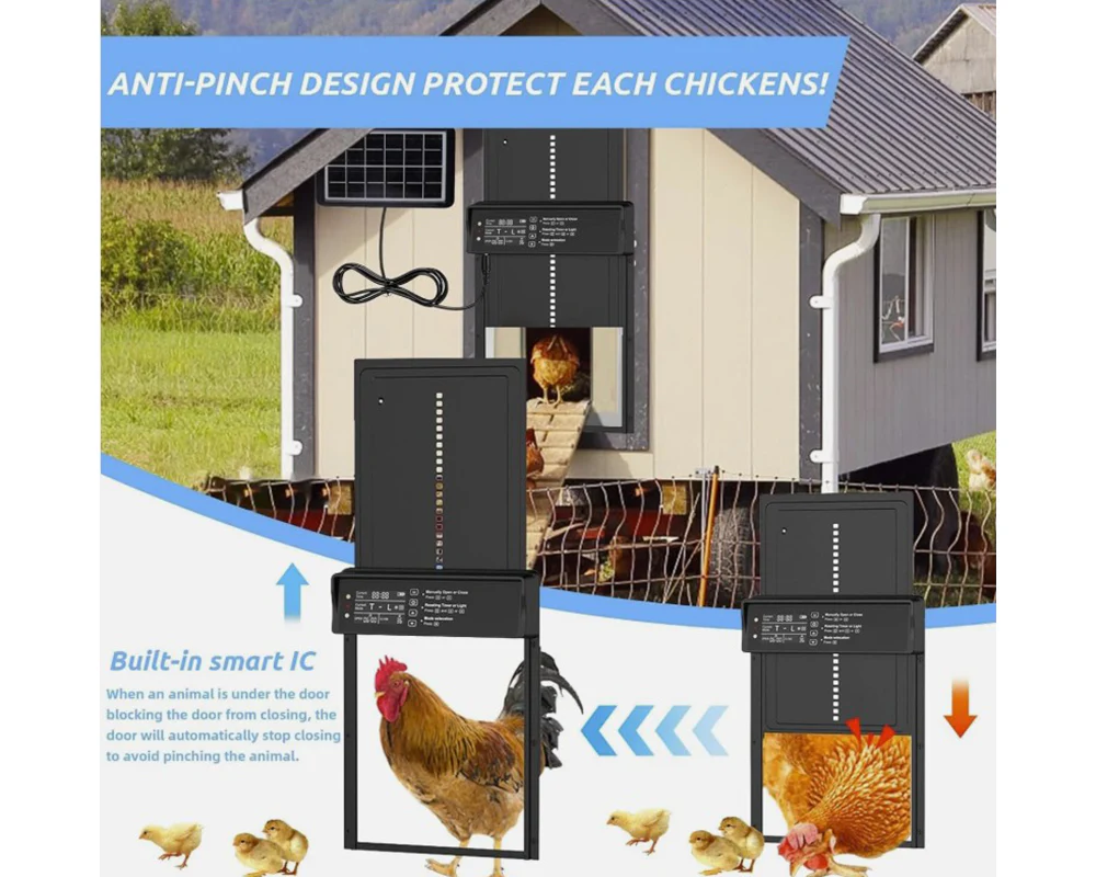 Solar-Powered Automatic Chicken Coop Door - Image 6