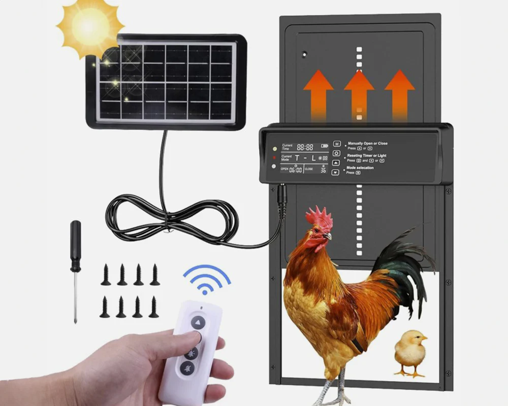 Solar-Powered Automatic Chicken Coop Door - Image 8