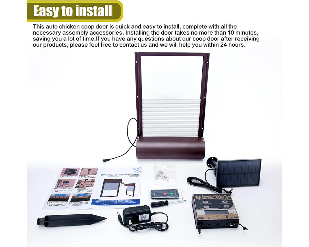 Solar-Powered Automatic Chicken Coop Door - Image 9