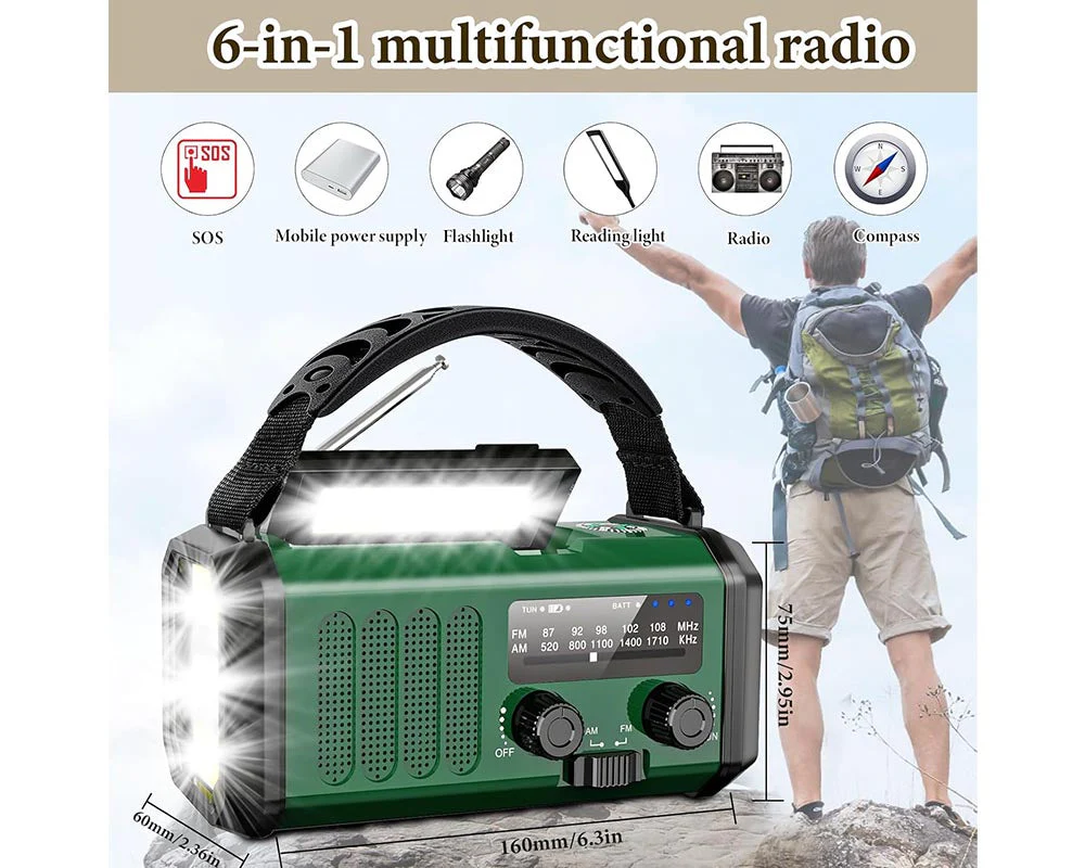 Camping Equipment Emergency Radio - Image 4