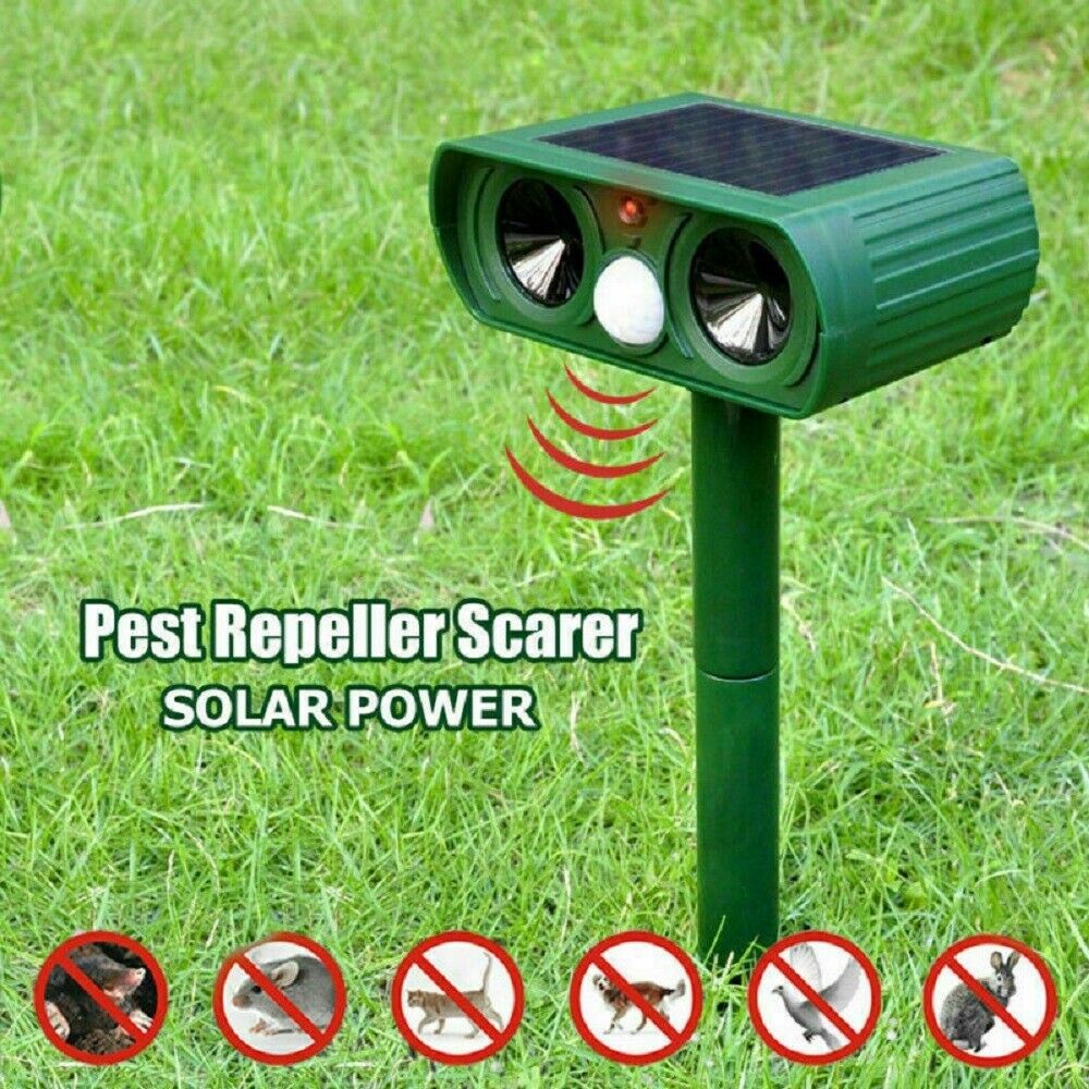 Solar Powered Insect Repeller Animal Repeller Ultrasonic - Image 4